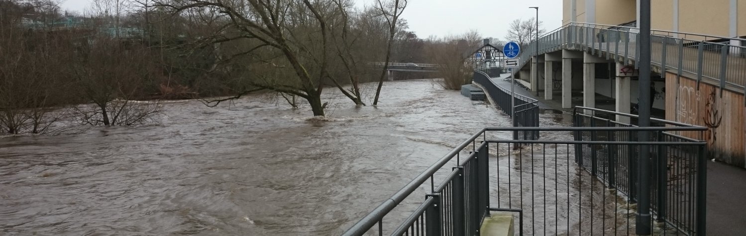Hochwasser in Betzdorf Hochwasser in Betzdorf