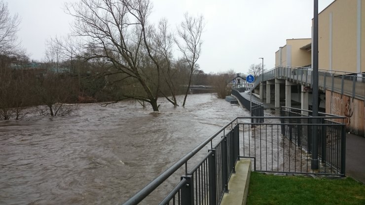 Hochwasser in Betzdorf Hochwasser in Betzdorf