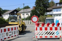 Baustelle in Betzdorf