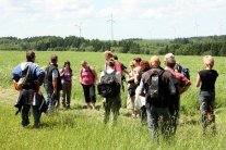Wandergruppe bei Malberg Wandergruppe bei Malberg
